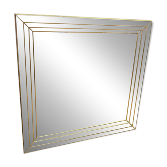 Miroir à facettes de style Art déco - 95 x 95
