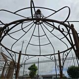 Gloriette, arbour, wrought iron pergola