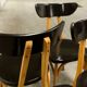 Set of 6 restored Luterma "banana" chairs