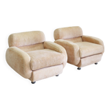 Vintage Italian armchairs 1970s , set of 2