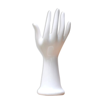 White porcelain ring hand, 70s