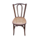 Chaise bistrot en bois courbé et cannage