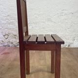 Set of 4 wooden chairs