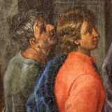 Antique Italian painting from the 17th century