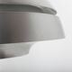 Vintage pendant light with brushed aluminum slats, 1970s