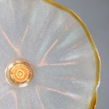 Mid-Century Italian Murano Glass and Brass Pendant Lamp