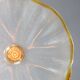Lampe à suspension italienne du milieu du siècle en verre de Murano et laiton