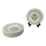 Set of 8 Villeroy & Boch Trianon model soup plates