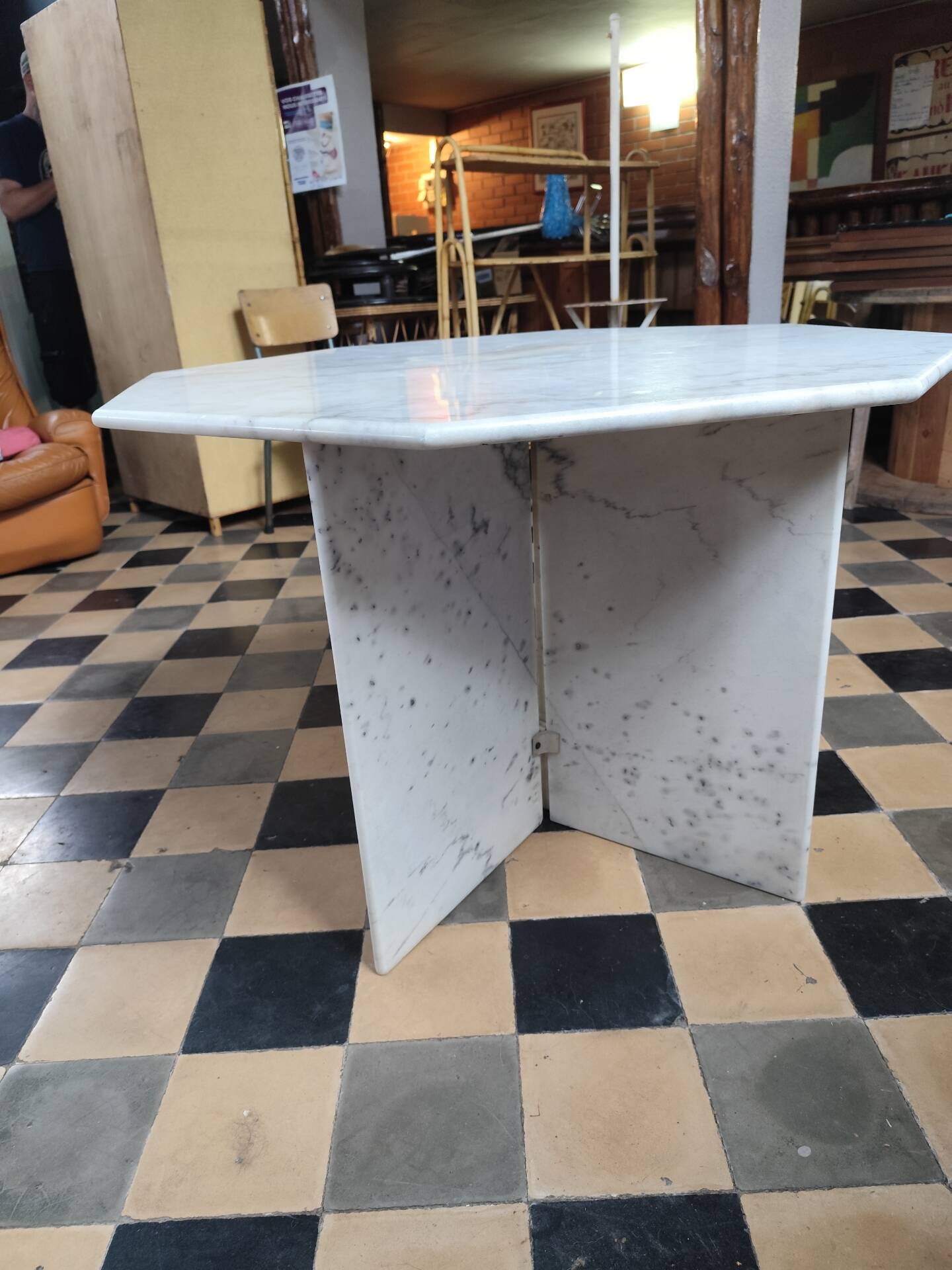 Marble table
