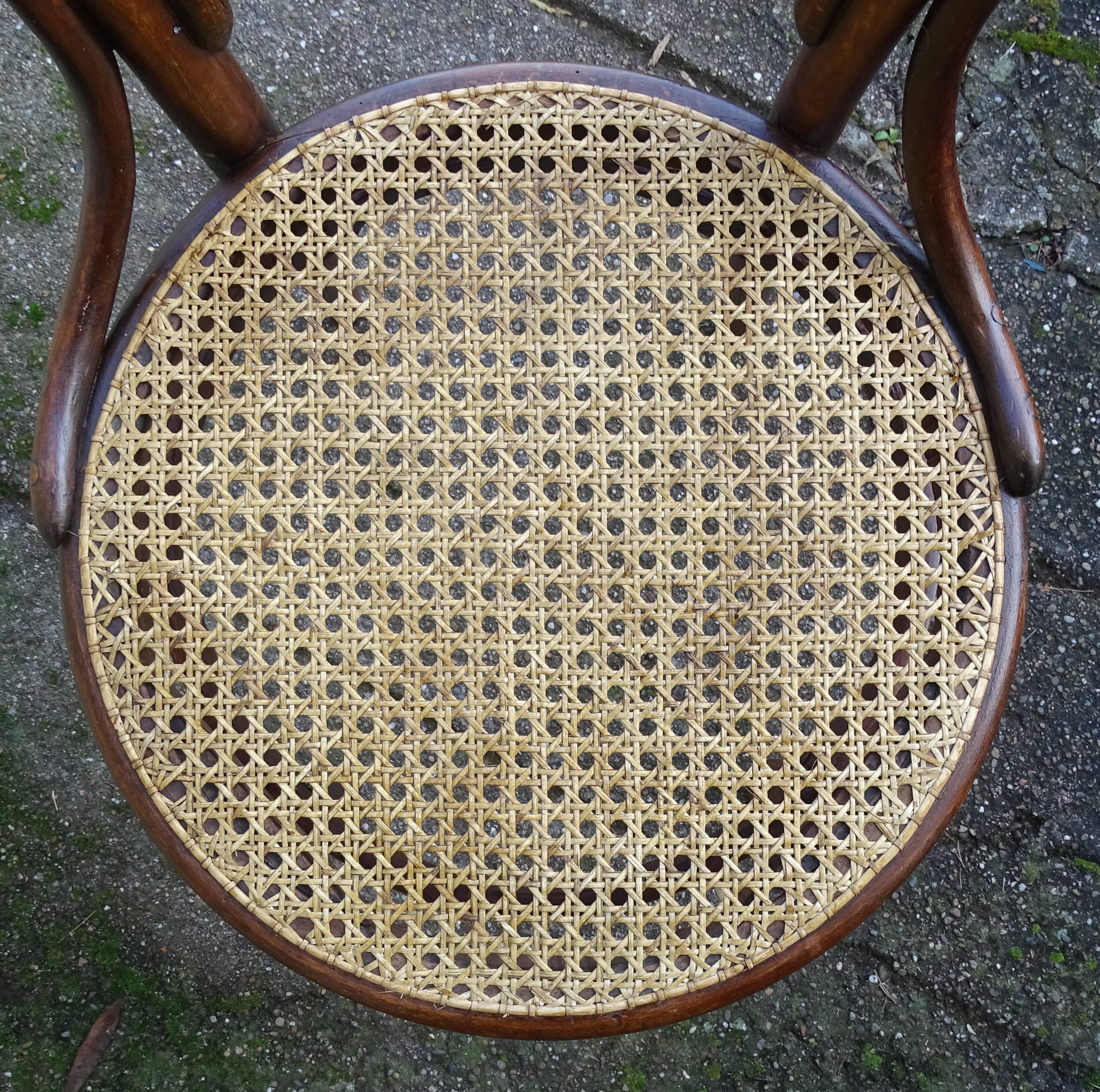 Chaise bistrot N°14 par Carton et Hermann (Belgique) vers 1925- No Thonet-