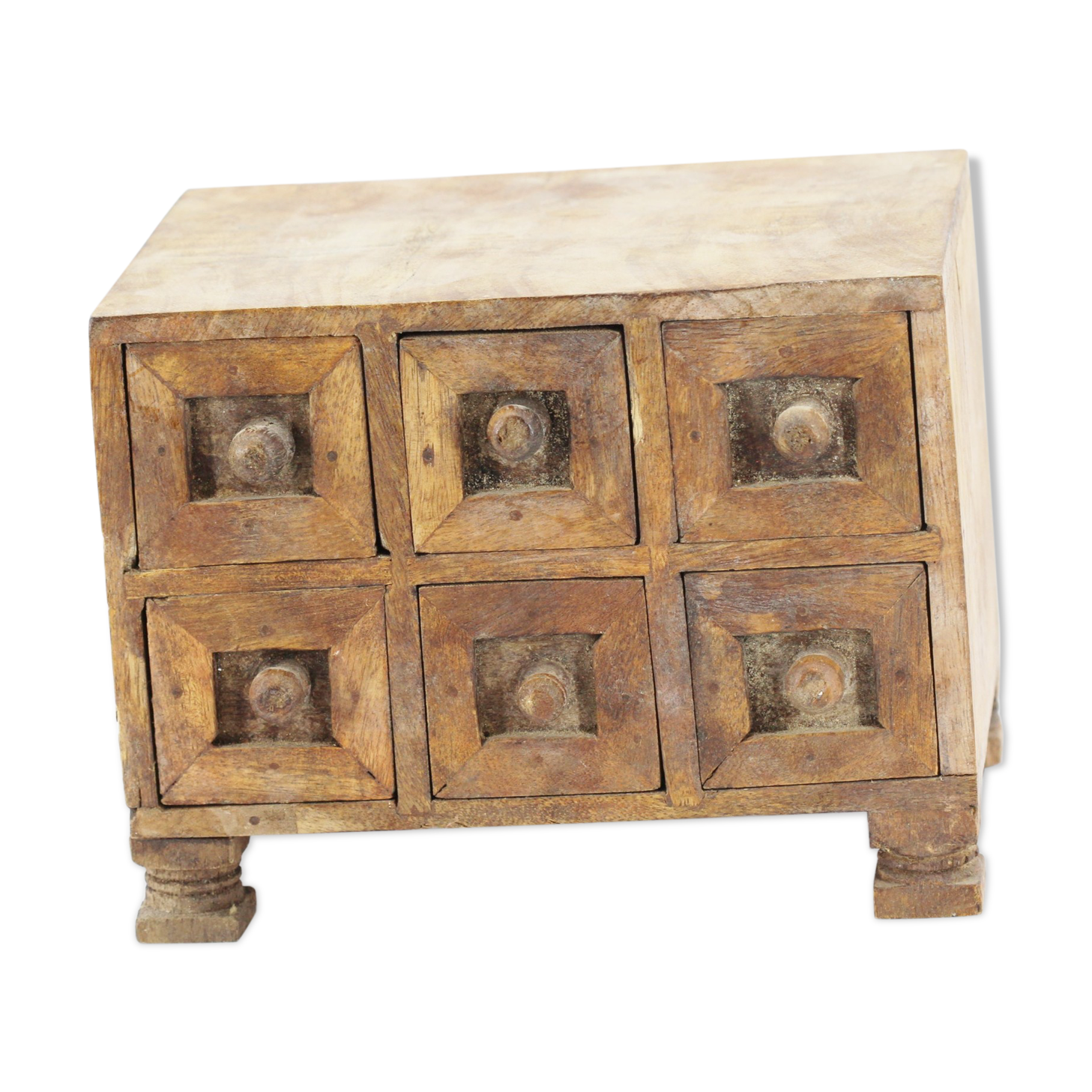 Meuble bois à tiroirs