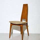 Ensemble de 6 chaises de salle à manger modernes du milieu du siècle, Allemagne, 1980