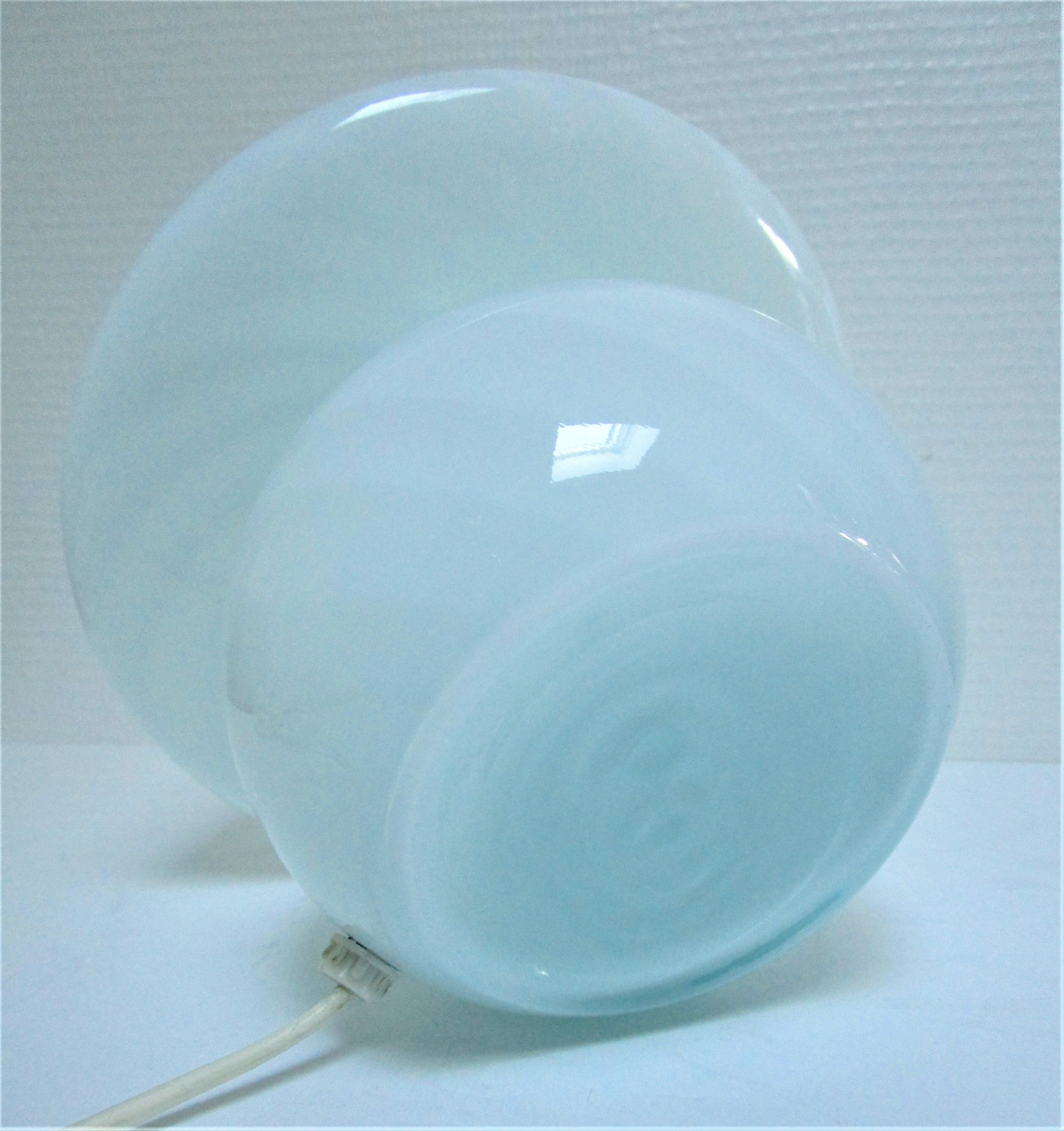 mushroom lamp vintage murano glass