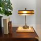 Brass desk lamp
