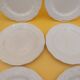 6 plates Creil Montereau Strawberry