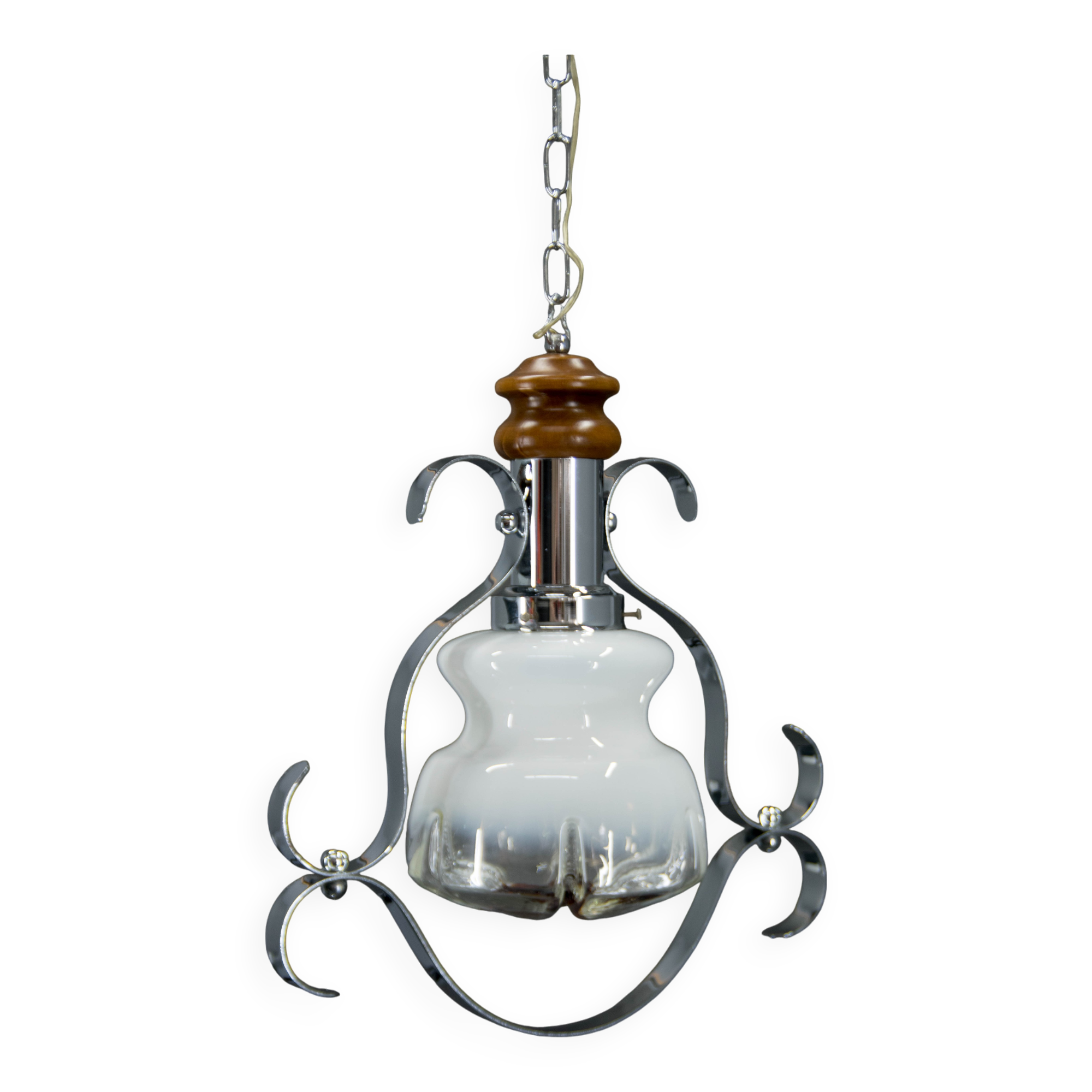 Murano Glass Pendant, Italy, 1980s