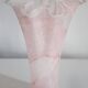 Vintage light pink baby vase mid-century in thick Murano glass, Italy, 2000s.