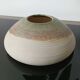 Vintage studio pottery signed - Variegated green and raw earth