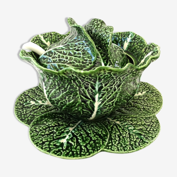 Large Soup Pot Cabbage Green