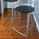 Pair of stools, Pascal Mourgue, model "Lune d'argent", 80s