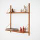 Oak shelving unit, Danish design, 1960s, manufactured in Denmark