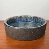 Large studio pottery bowl in modern mid-century Danish style by Bangholm, 1960s.