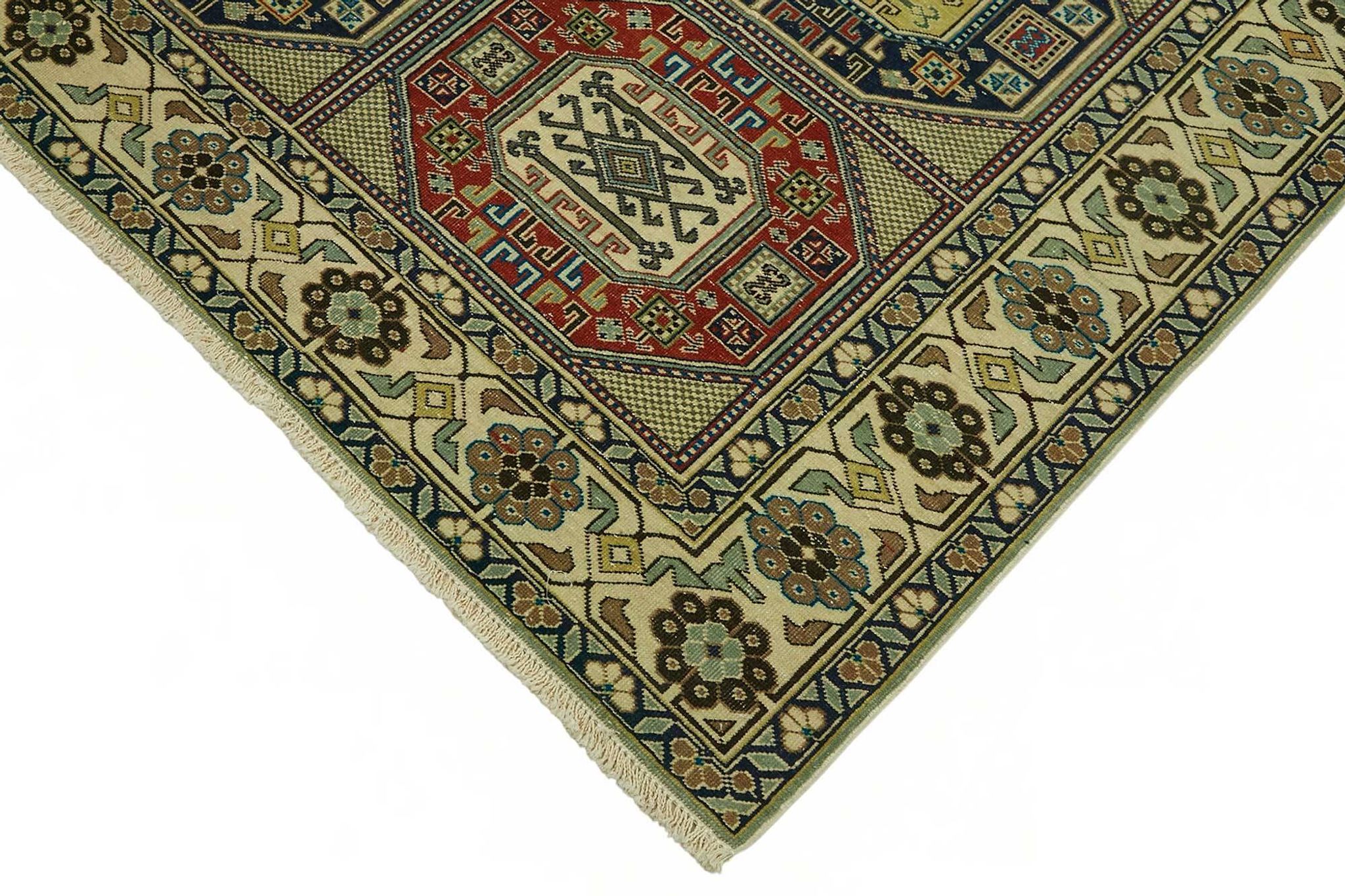 Tapis vintage en laine turque Kayseri