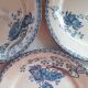 Trio iron earth dessert plates