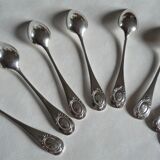 Set of 11 spoons in Christofle silverware