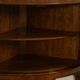 Classic English corner display cabinet in Georgian style from the 1920s