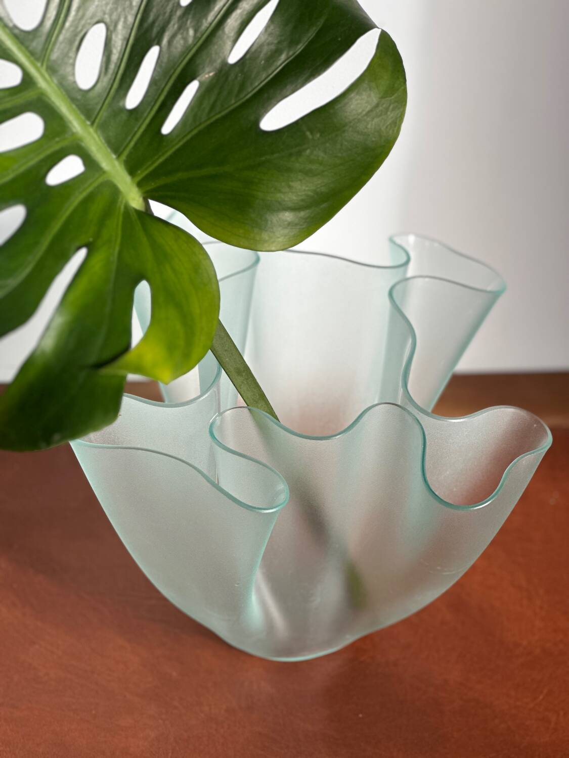 Vase “Cartoccio” attribué à Pietro Chiesa pour Fontana Arte, Italie, vers 1