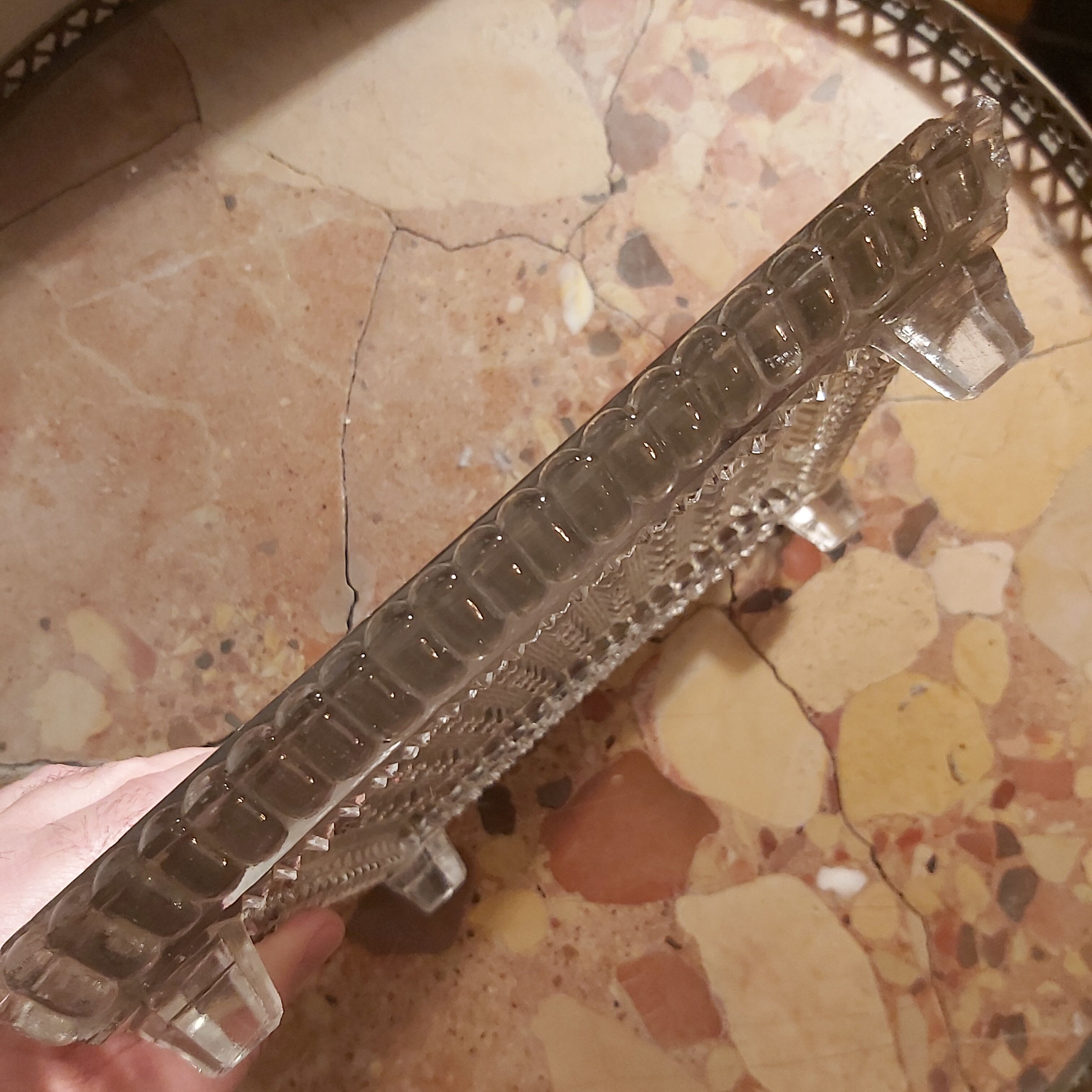Baccarat crystal trifle Art-Deco period
