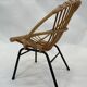 Fauteuil en rotin par Dirk van Sliedregt Rohe Noordwolde 1960 aux Pays-Bas