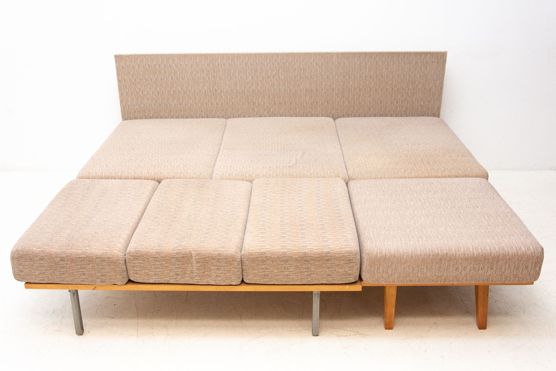 Mid century corner folding sofa by František Jirák for Tatra nábytok, 1960´s, Czechoslovakia