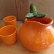 Barbotine orangeade service