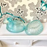 Rabbit-shaped molded glass candy box