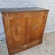 Double filing cabinet with oak curtain circa 1930