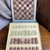 Marble and onyx chess set