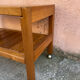 Solid elm side table Maison Regain