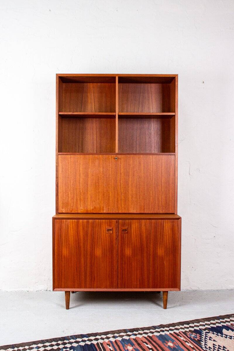 Secrétaire Vintage en Teck par Erik Brouer, Danemark, 1960s