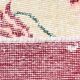 Beige & Burgundy Bordered  Floral Turkish Rug, Neutral Wool Rug, 194x290 Cm