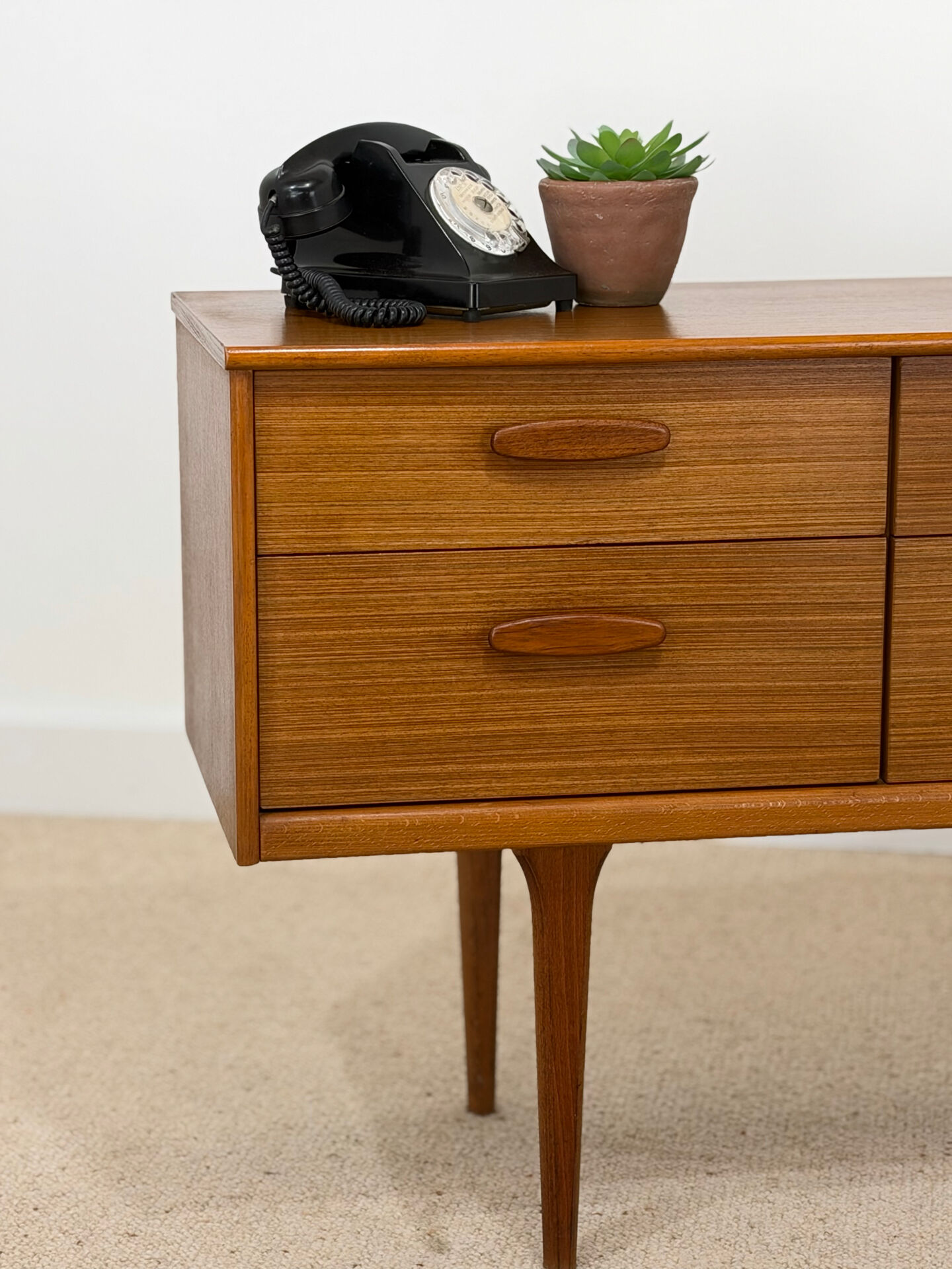 Low enfilade Austin Suite in teak – 1960s