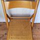 Chaise pliante cannée