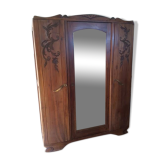 Antique walnut cabinet