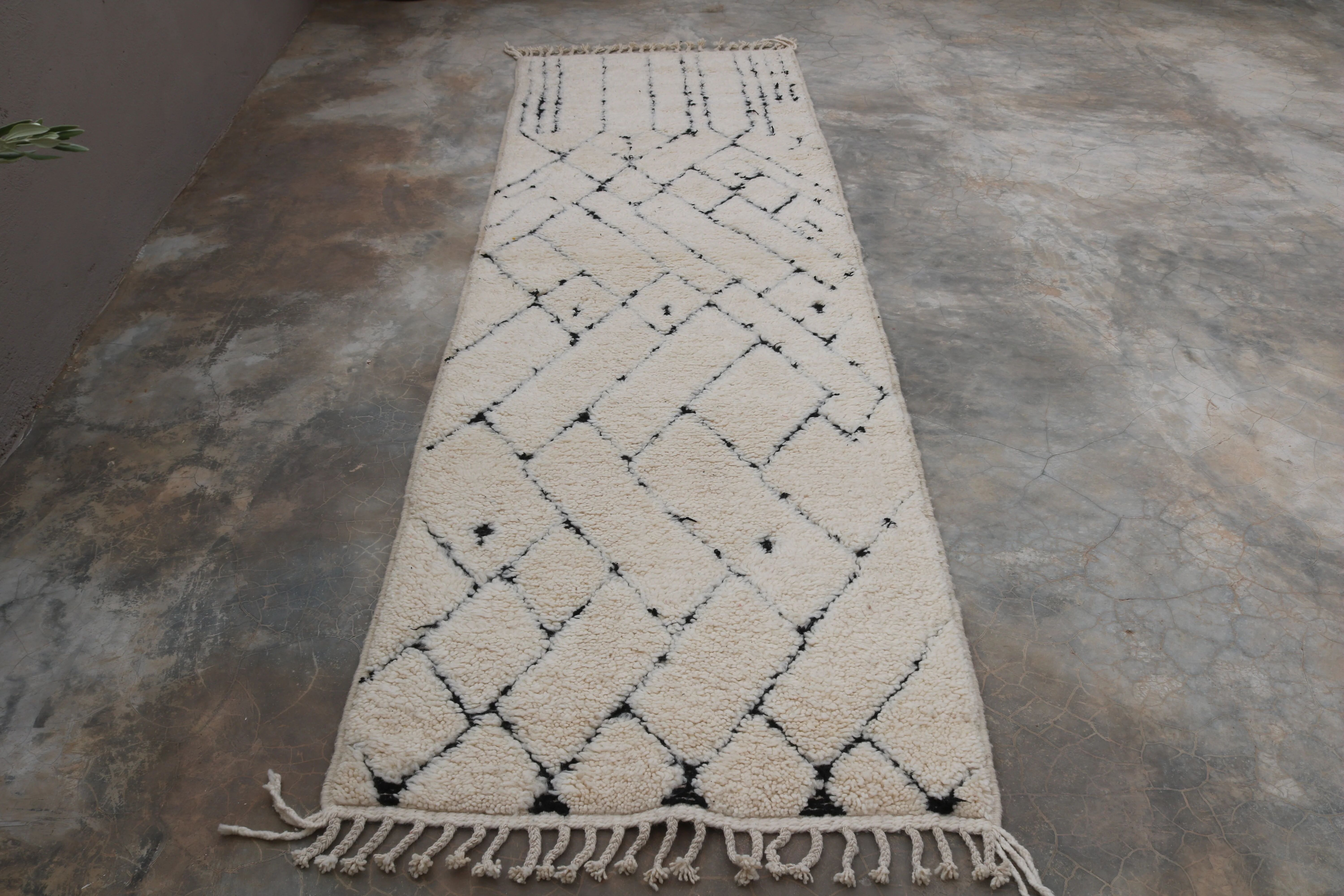 Tapis Beni Ouarain, 320 x 95 cm - R325