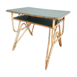 Vintage rattan desk