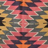 5x8 Colorful Tribal Pattern Kilim Area Rug, 166x247Cm