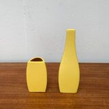 Set of 2 minimalist postmodern Italian vases by Bel Mondo, 1980s.