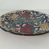 decorated ceramic plate