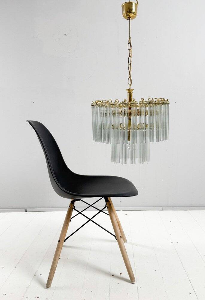 Mid-century modern chandelier by Gaetano Sciolari, 1970s